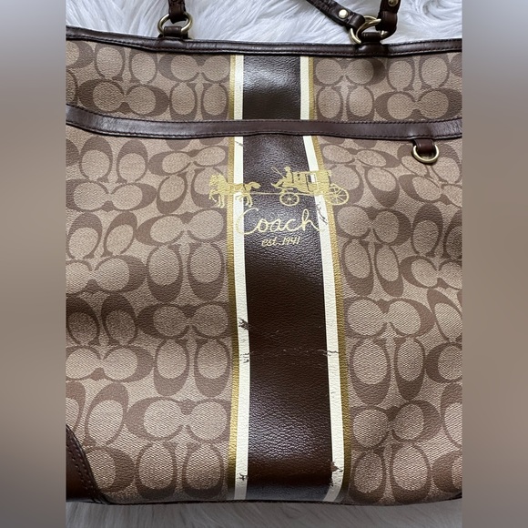 COACH Large Heritage tote bag - Picture 7 of 17